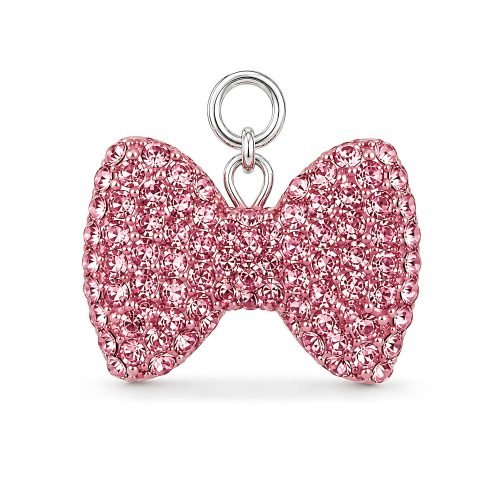 Pink Strawberry Bow Necklace for Dogs, Pearl Style Beaded Pet Jewelry, Rhinestone Charm Cat Necklace, Green Crystal Style Accent