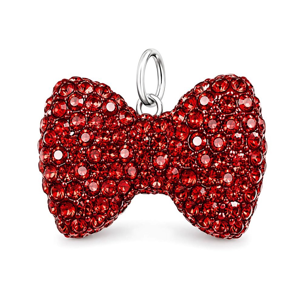 Strawberry Bow Pet Necklace, Red Rhinestone Style Charm Collar Jewelry, Pearl Style Bead Cat Dog Necklace, Fruit Charm Pet Accessory