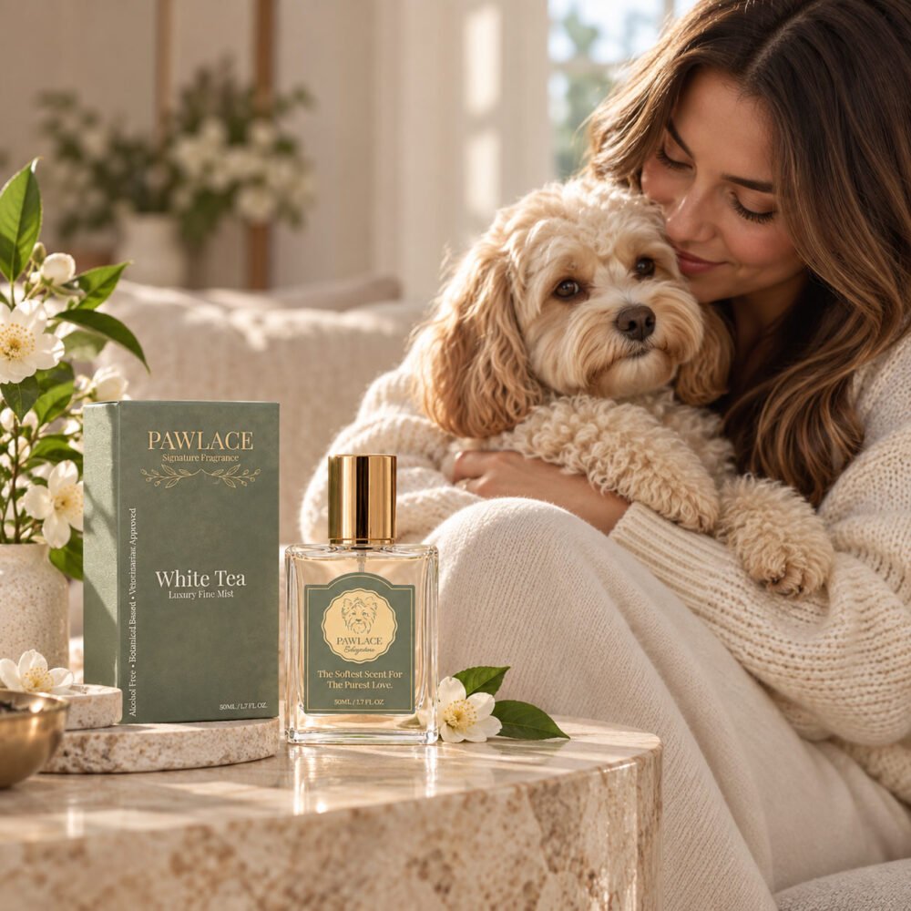 Pawlace White Tea Luxury Pet Mist for Dogs, Signature Fragrance, 1.7 fl oz (50 mL)